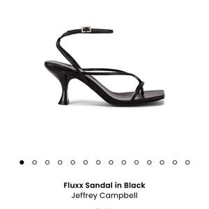 Jeffrey Campbell Fluxx Black Sandal